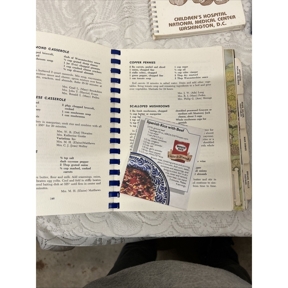 LOT OF 7 SPIRAL COOKBOOKS COMMUNITY LOCAL CHURCH FORT BLISS VTG COOK BOOK - Picture 10 of 15